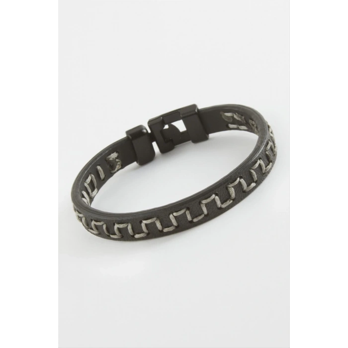 Labirent Kaliteli Suni Deri Bileklik