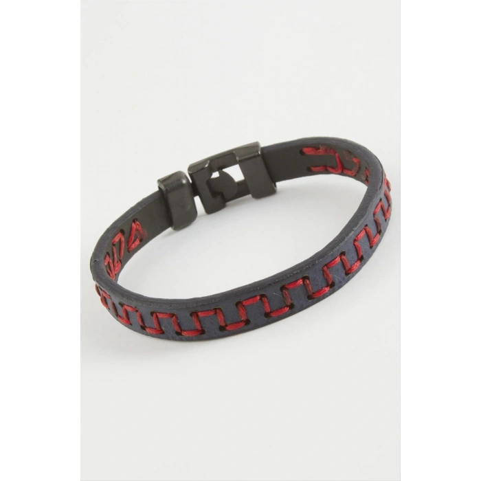 Labirent Kaliteli Suni Deri Bileklik