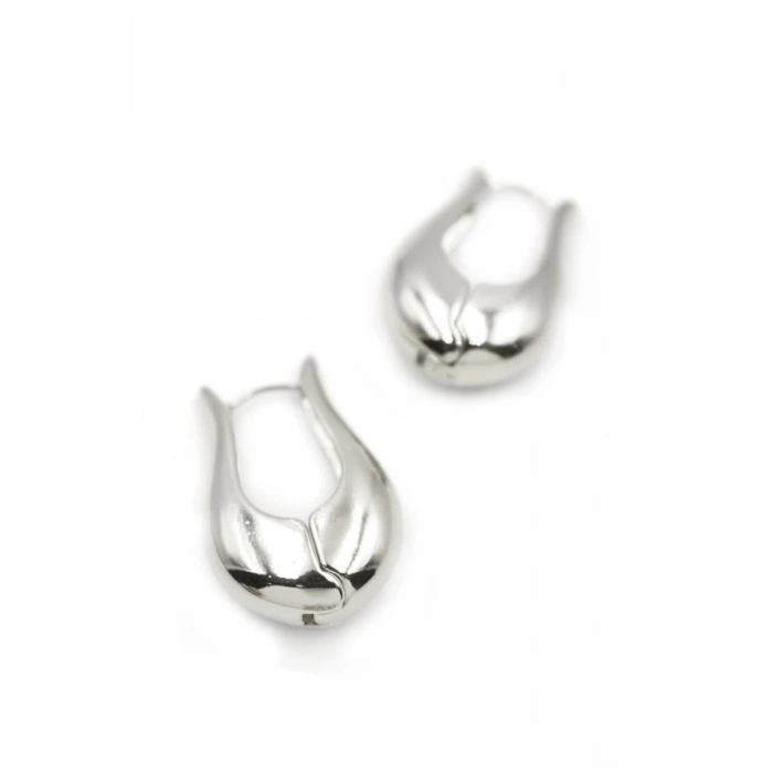 Lale Küpe - Gümüş