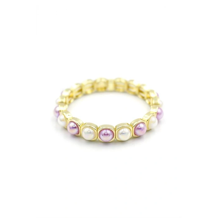 Lastikli Taşlı Bileklik - ÇOK RENKLİ