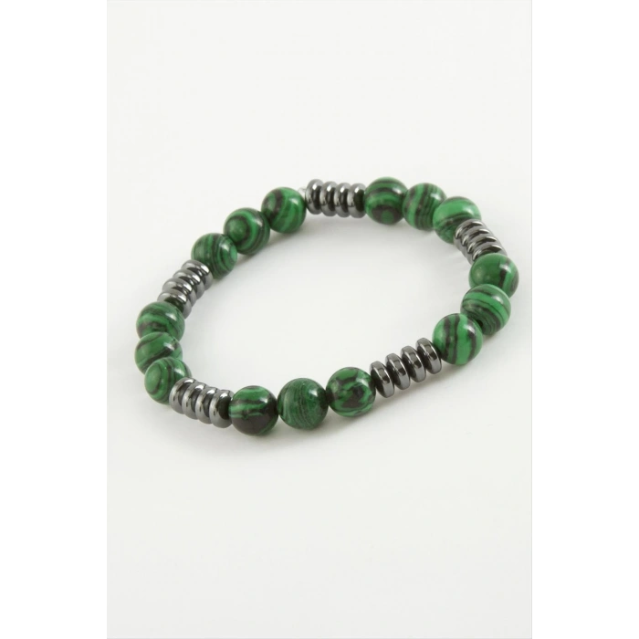 Malahit Hematit Doğaltaş Bileklik