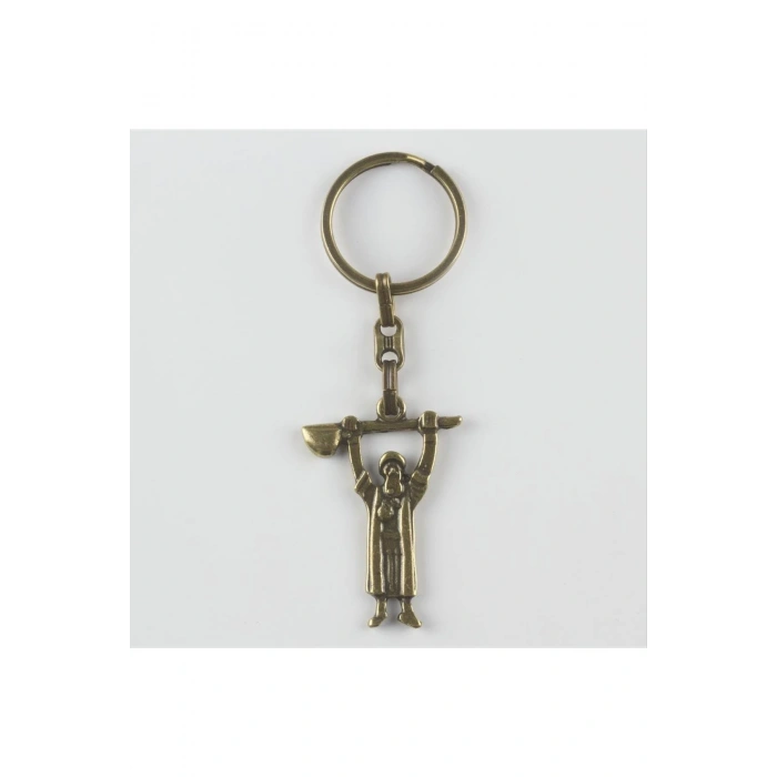Mevlana Figürlü Metal Anahtarlık