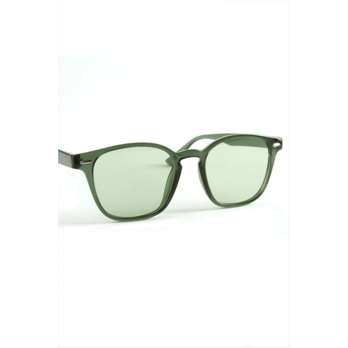 Oval Çizgili Güneş Gözlüğü