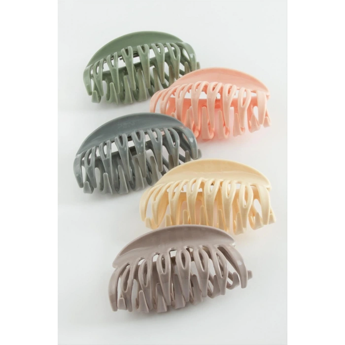 Oval Fileli Renkli Mandal Toka 8 cm