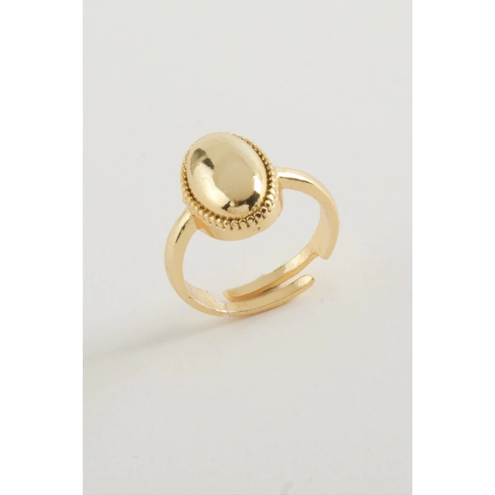 Oval Metal Yüzük
