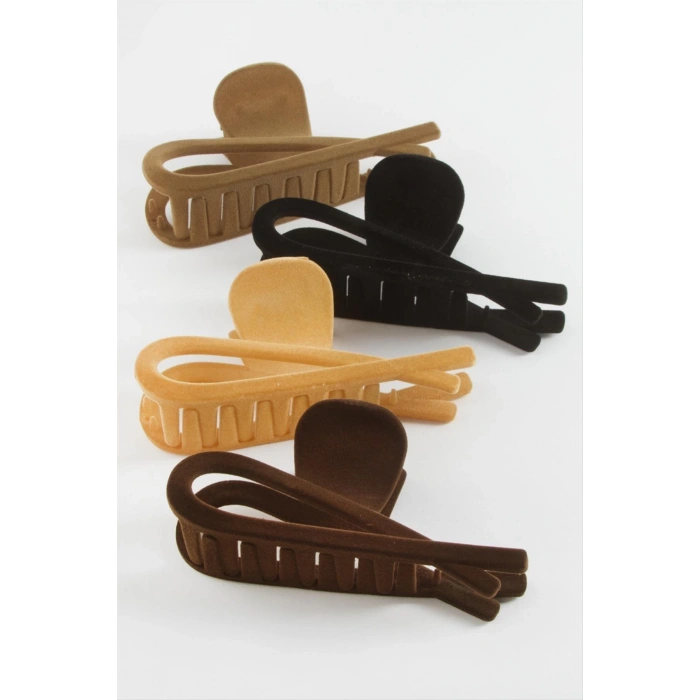 Oval Renkli Kadife Mandal Toka 13 cm