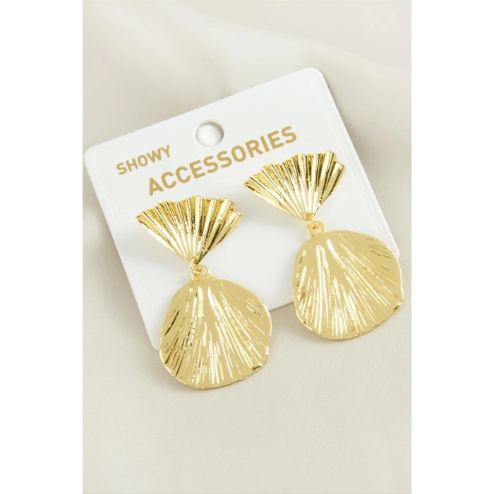 Oval Trend Metal Küpe