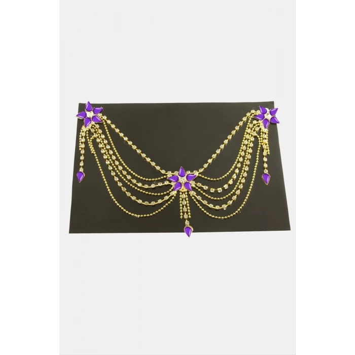 Papatya Şerit Taşlı Alınlık