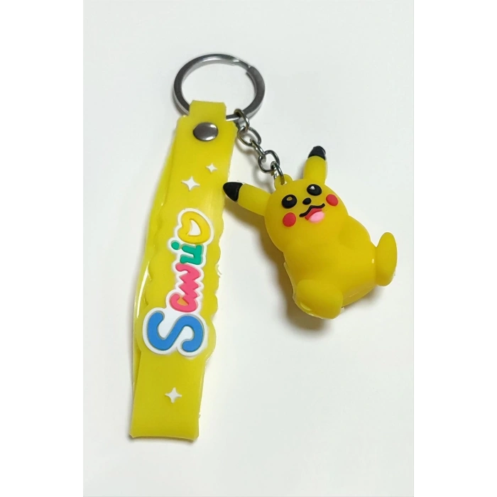 Pikcu Silikon Anahtarlık