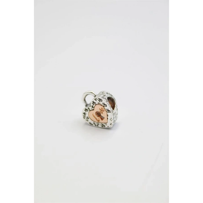 Pn Bileklik Kalp Charm - Gümüş