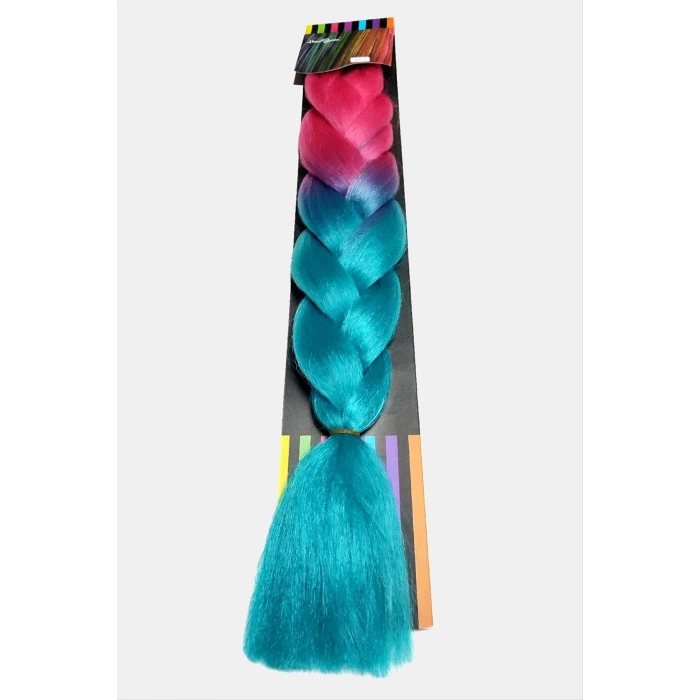 Renkli Örgülü Saç