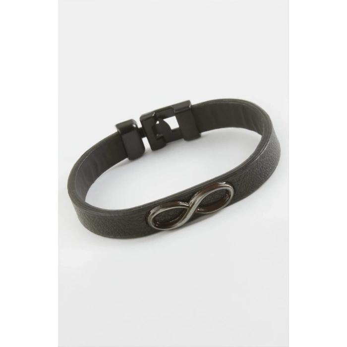 Sonsuzluk Kaliteli Suni Deri Bileklik