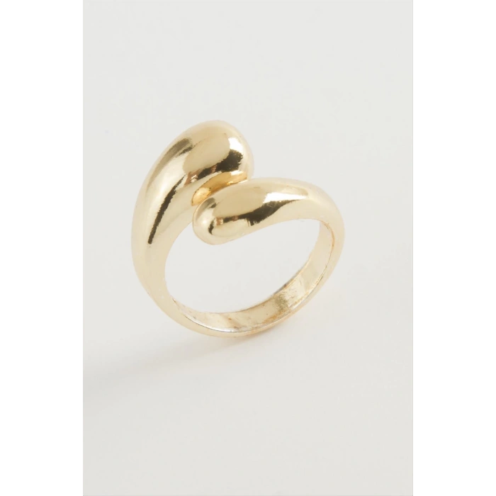 Su Damlası Metal Yüzük