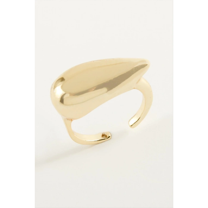 Su Damlası Metal Yüzük