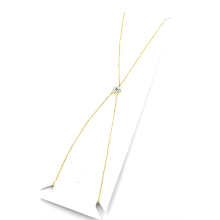 Taşlı Çiçek Şahmeran - Altın