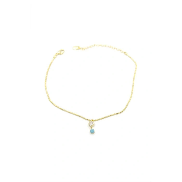 Taşlı Halhal - Altın