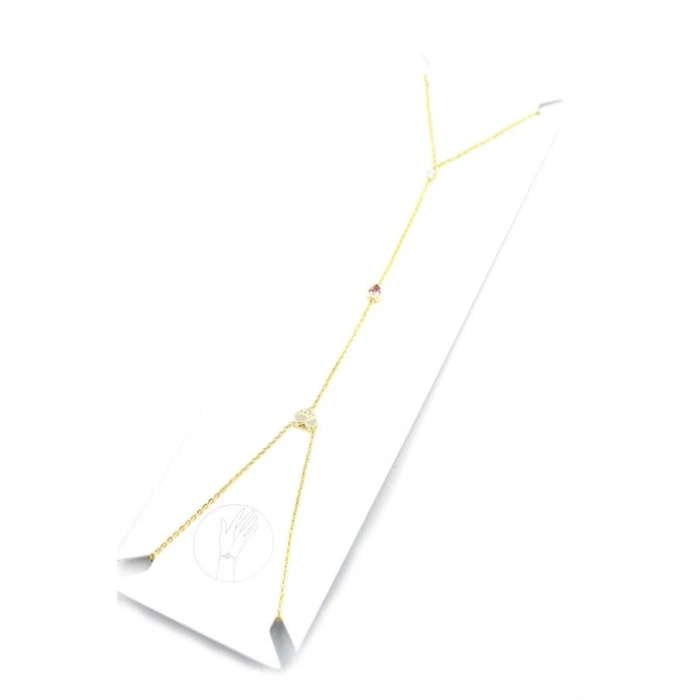 Taşlı Kalp Şahmeran - Altın