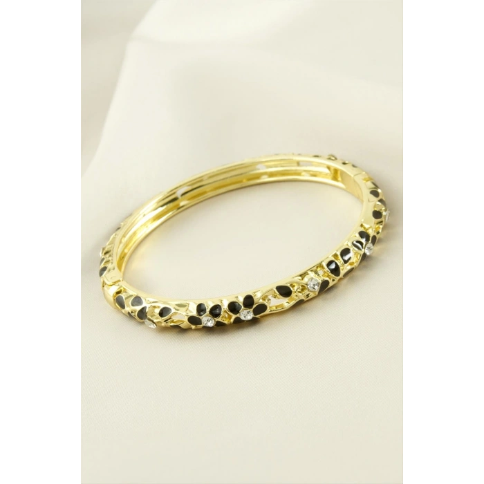 Taşlı Mineli Kelepçe Bileklik