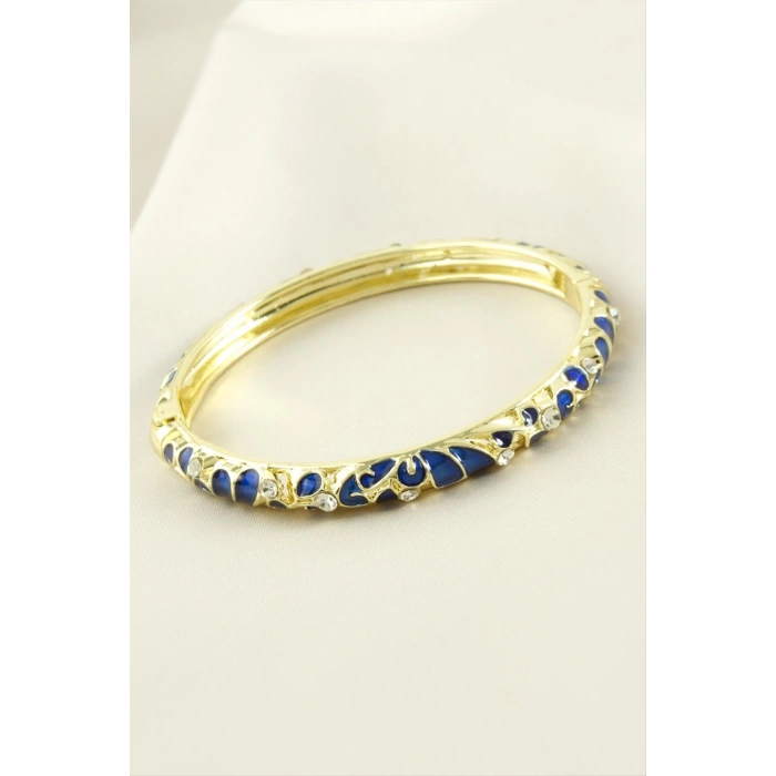 Taşlı Mineli Kelepçe Bileklik