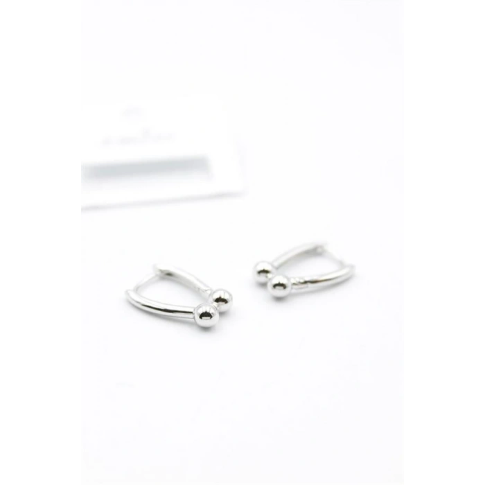 Tf Zincir Küpe - Gümüş