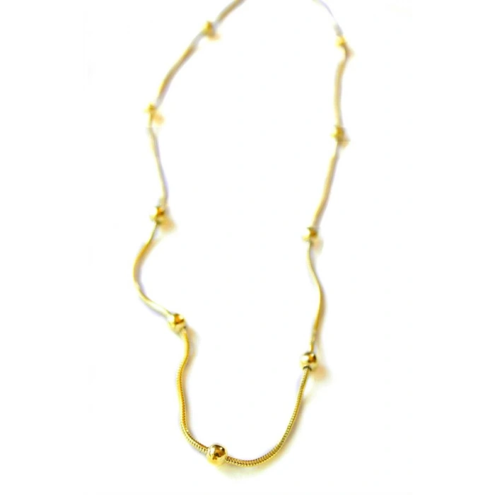 Top Zincir Kolye - Altın