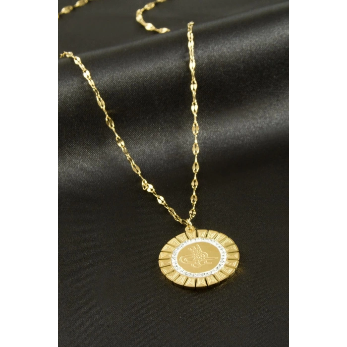 Tuğra Lüks Çelik Kolye