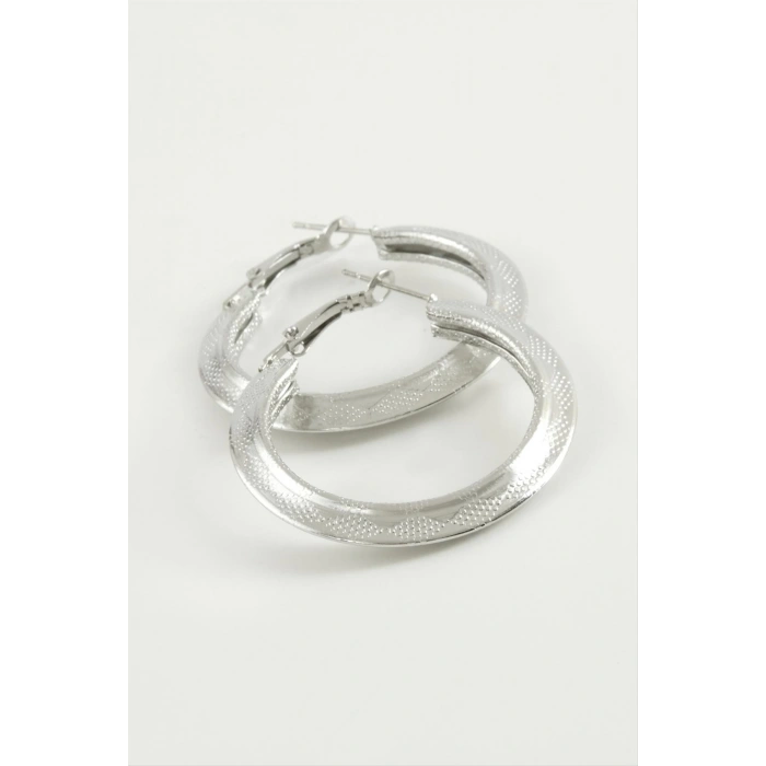 Üçgen Halka Küpe 4 cm