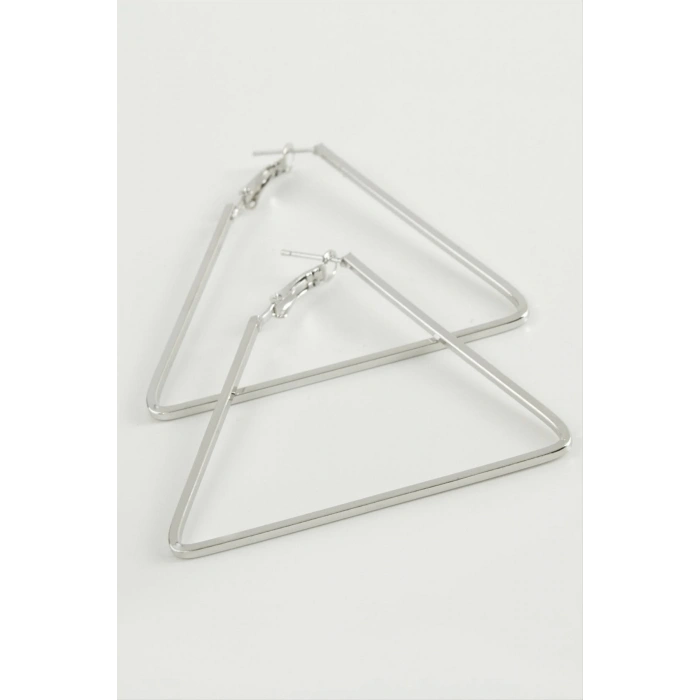 Üçgen Halka Küpe 4 cm