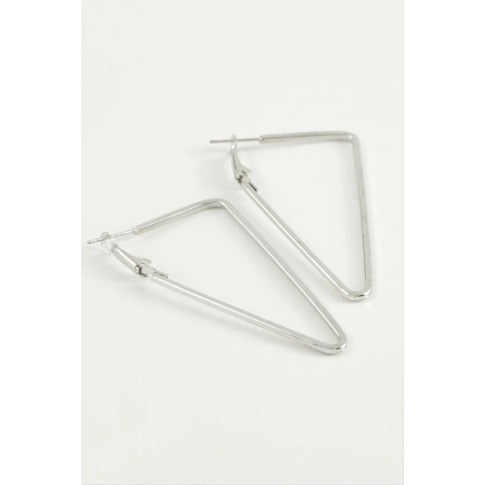 Üçgen Halka Küpe 7 cm