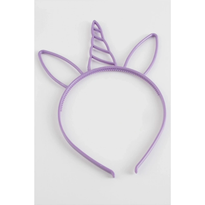 Unicn Kulaklı Plasik Çocuk Taç