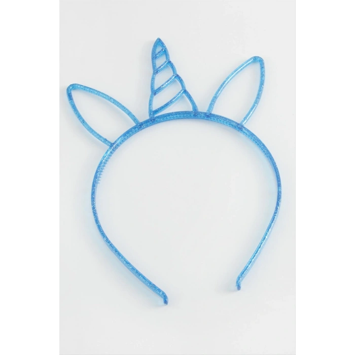 Unicn Kulaklı Plasik Çocuk Taç