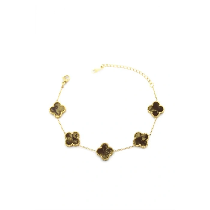 VC Yonca Bileklik - Kahverengi