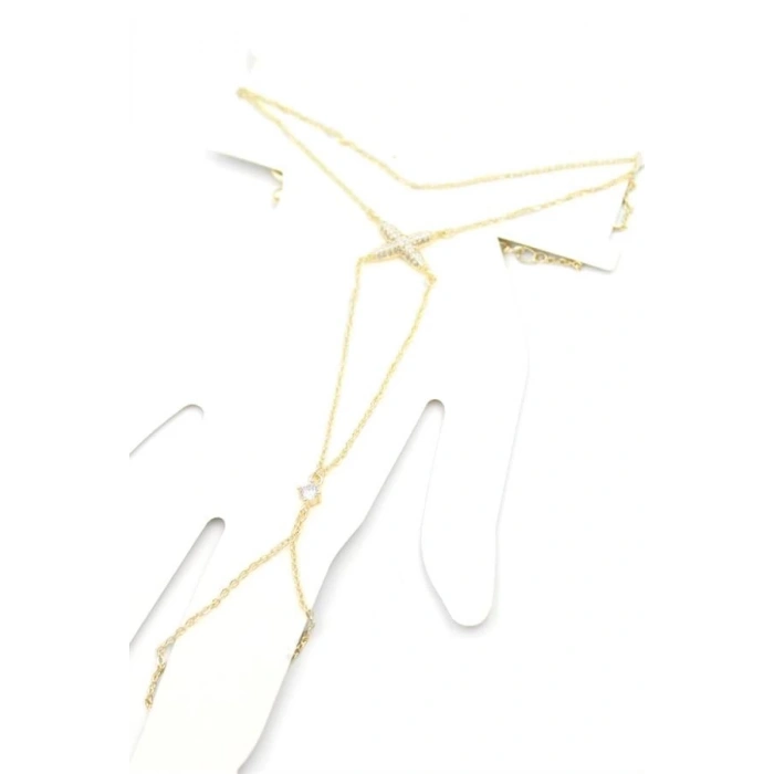 X Taşlı Şahmeran - Altın