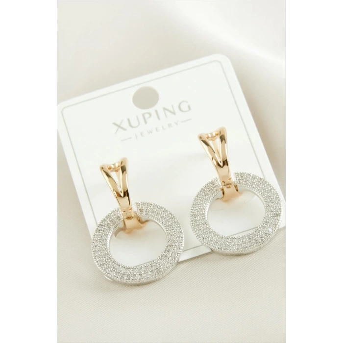 Xuping Halka Lüks Çelik Küpe