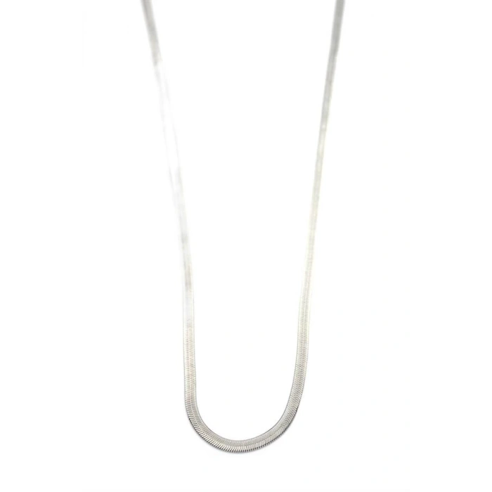 Xuping İtalyan Zincir Kolye-60cm - Gümüş