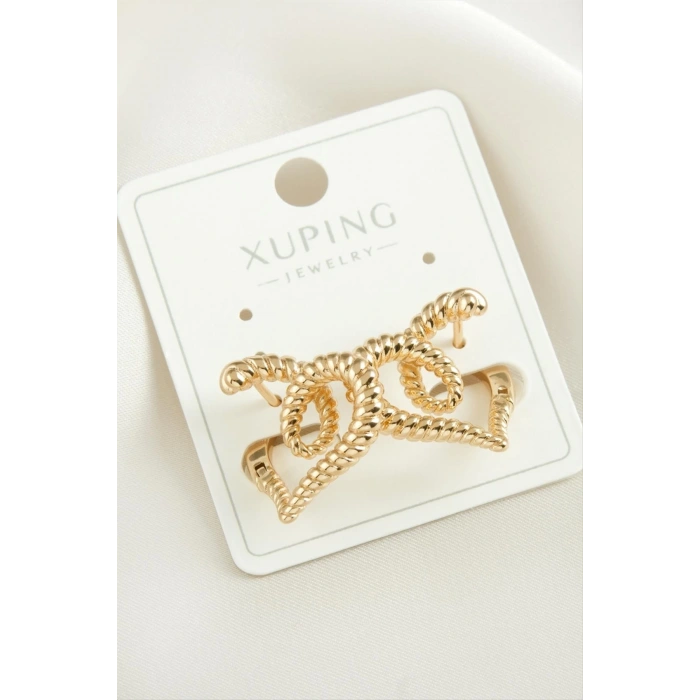 Xuping Kalp Lüks Çelik Küpe