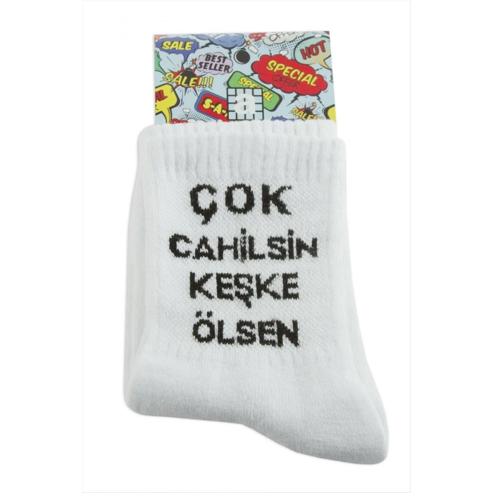 Yazılı Kolej Çorap 8*28