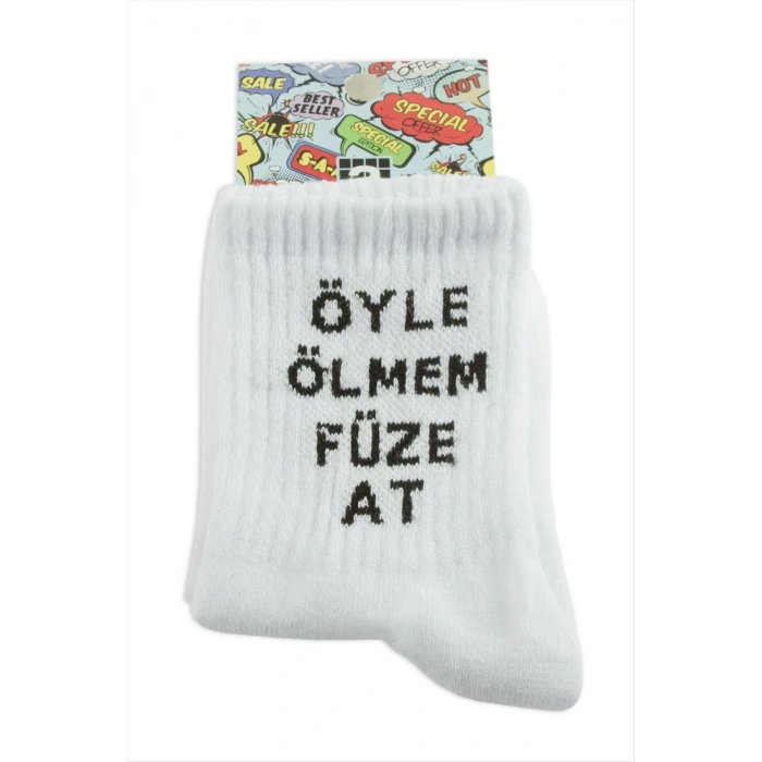 Yazılı Kolej Çorap 8*28