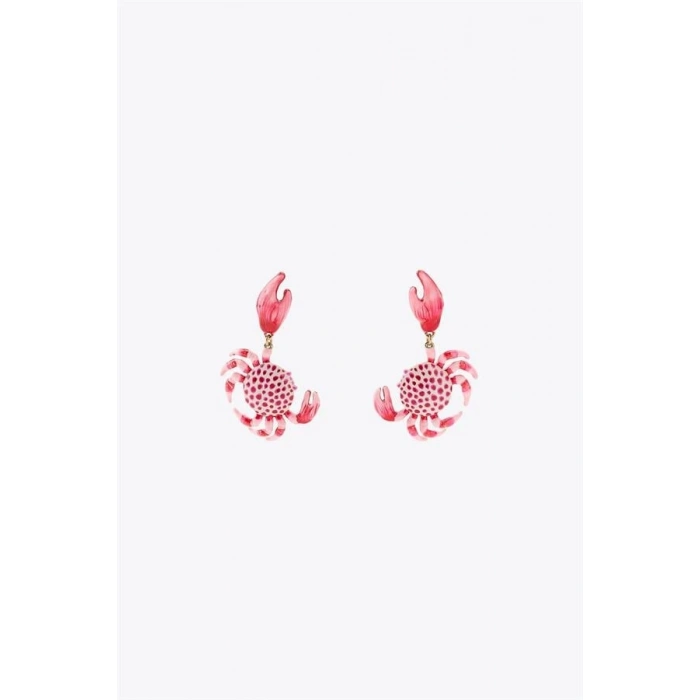 Yengeç Küpe - Pembe