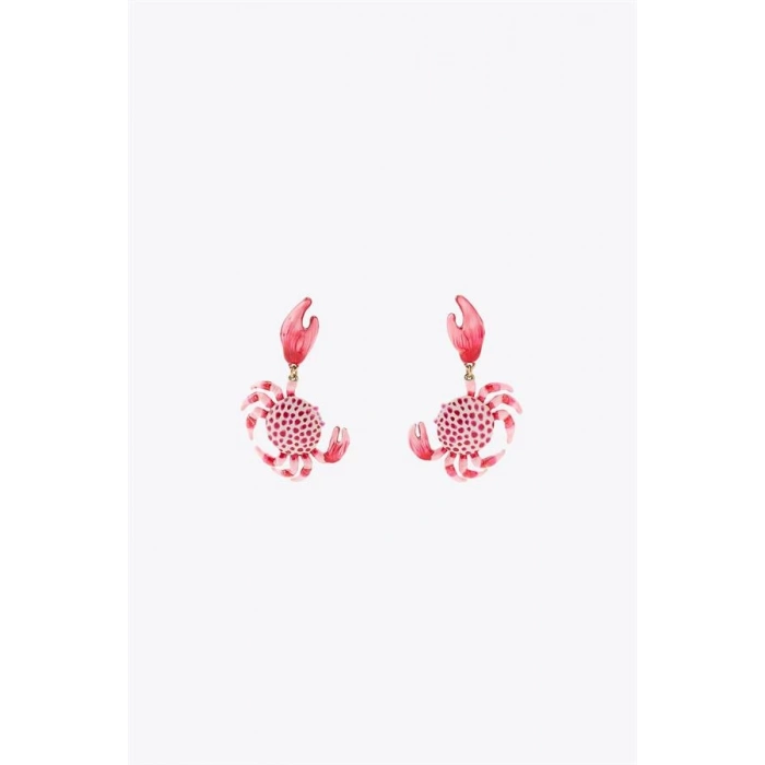 Yengeç Küpe - Pembe