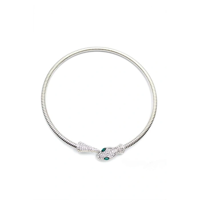 Yılan Kolye - Gümüş