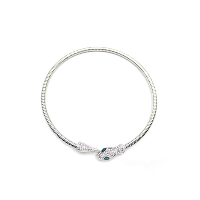 Yılan Kolye - Gümüş