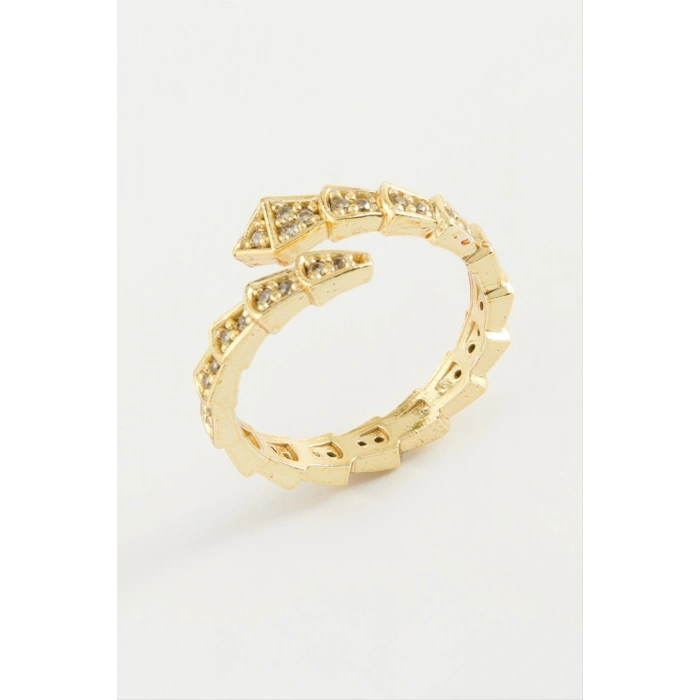 Yılan Zirkon Taşlı Yüzük