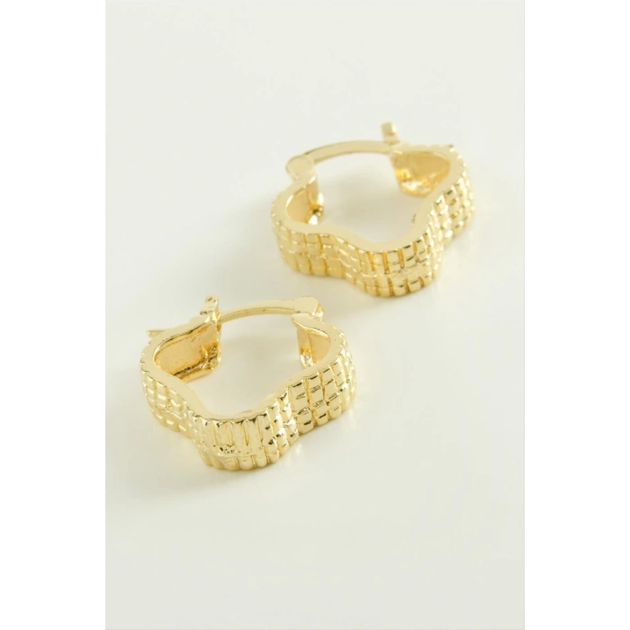 Yıldız Kilitli Halka Küpe