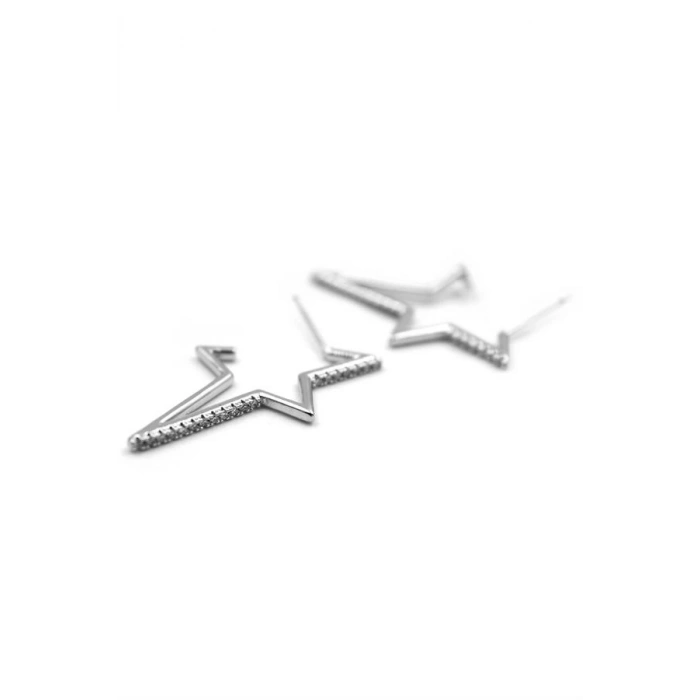 Yıldız Küpe - Gümüş