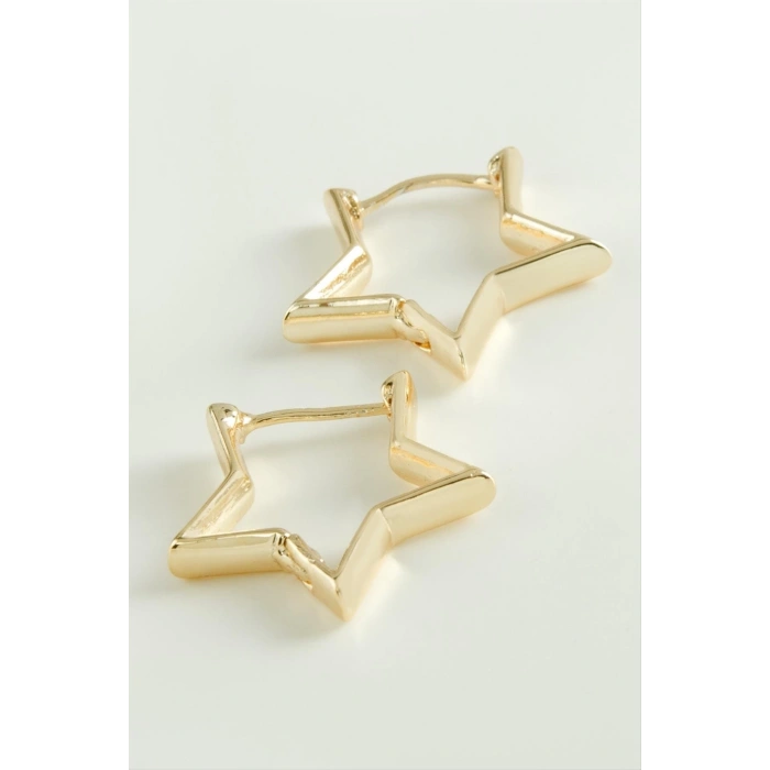 Yıldız Trend Metal Küpe
