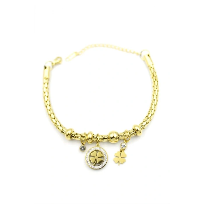 Yonca Bileklik - Altın