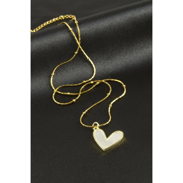 Yonca Sedef Lüks Çelik Kolye