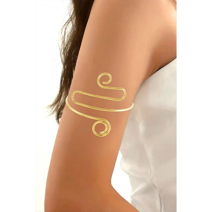 Zikzak Figürlü Üst Kol Pazu Bilekliği