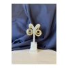Çelik Gold Infinity Swirl Küpe (Çift)